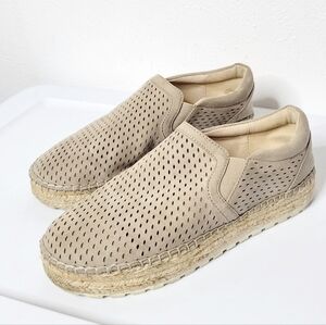 Marc Fisher Mania Laser Cut Slip On Espadrille Sneaker Women's Size 7